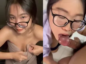 Nữ học sinh mút cậu bé đá trứng cút điêu luyện