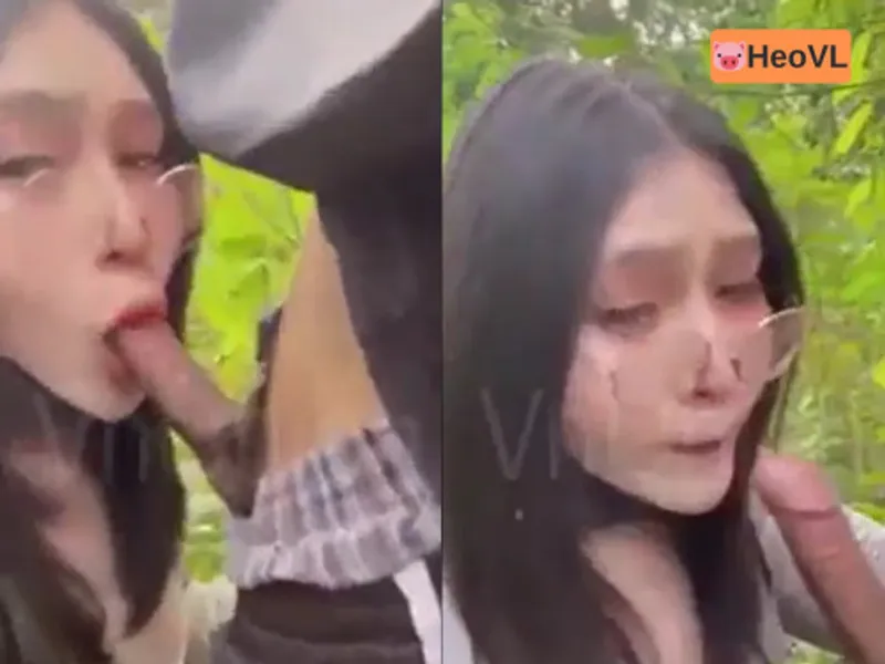 đi dã ngoại tiện làm tình con ghệ ở trong rừng